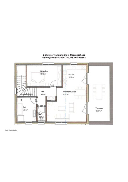 Wohnen mit Stil: 2-Zimmer-Penthouse Wohnung in Frastanz zu vermieten!