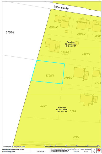 Privatverkauf: Baugrundstück in einer Sackgasse (Privatstraße), ideal für Familien, ruhige Lage