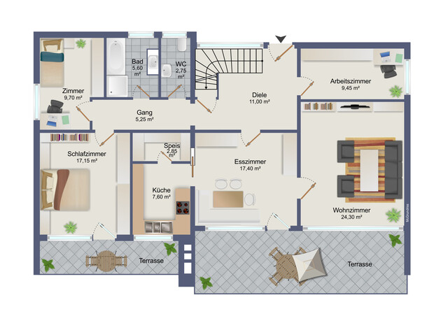 Juwel im Grünen mit absoluter Ruhelage und fantastischem Ausblick!