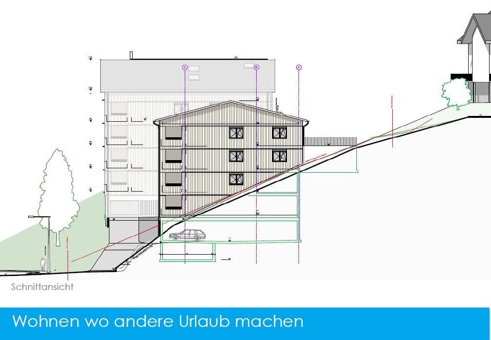 Am Berg wohnen und in 5 Minuten in Bludenz sein!