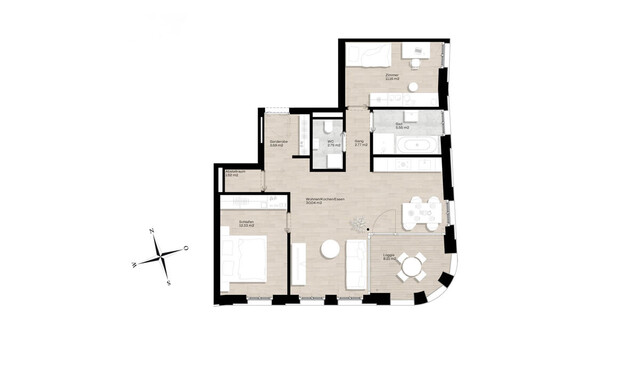 Exklusive 3-Zimmer-Neubauwohnung in Dornbirn