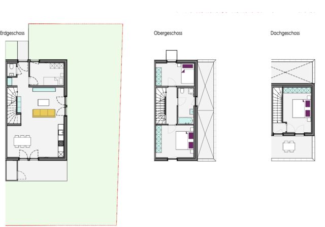 Wohnen wie im Einfamilienhaus - 5-Zimmer-Ecktownhouse in Lustenau