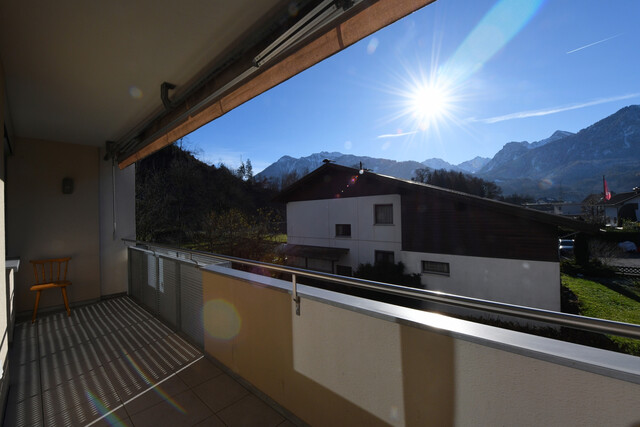 Charmante 2-Zimmer-Wohnung mit Balkon in Schlins
