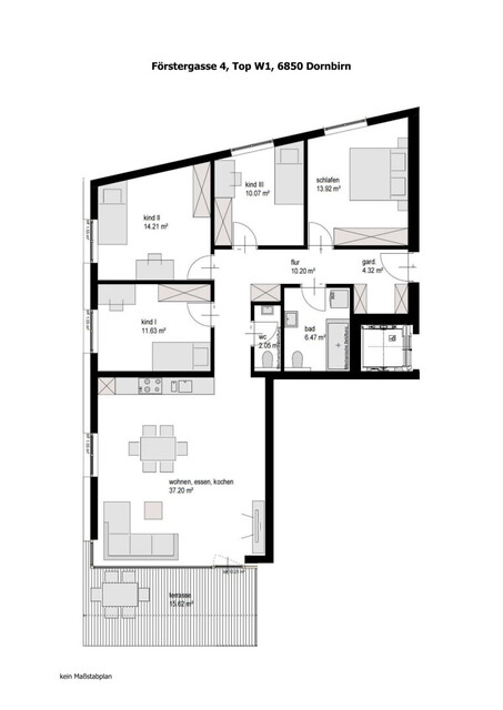Familientraum in Dornbirn: Große 5-Zimmer-Gartenwohnung zu vermieten!