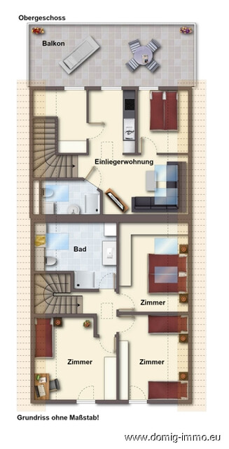 Stilvolles Haus optional mit Einliegerwohnung, Designausstattung & Traumgarten