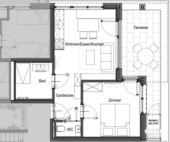 Apartment inmitten eines Skigebiets !