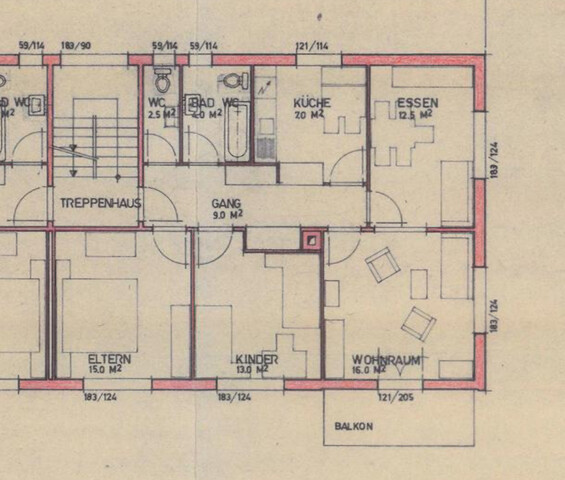 Helle, grenznahe 4-Zimmerwohnung mit Balkon in Lustenau (verfügbar ab September 2025)