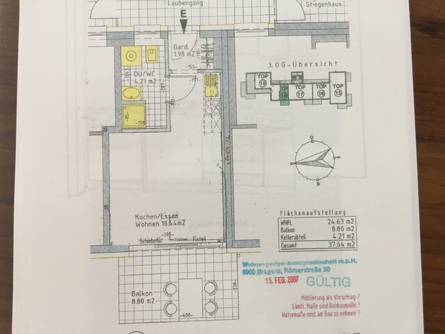 1-Zimmer-Wohnung in zentrumsnaher Bodenseelage