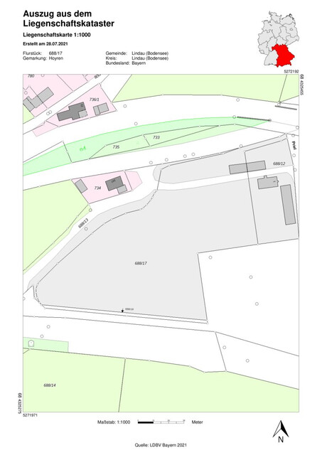 *Gewerbegrundstück Priel mit ca 8900m2 Land - Bebauungsmöglichkeiten für ca. 3.000qm Gewerbefläche & ca. 2.000qm Logistikfläche
