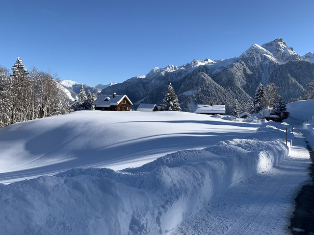 Grundstück in Bürserberg-Tschengla, 1.200 m ü.A. Ferienhaus oder Hauptwohnsitz