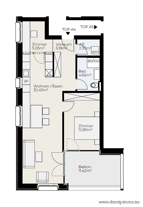 Moderne Architektur & nachhaltiges Wohnen – Ihr Erstbezug in Rankweil | Haus A - TOP 4