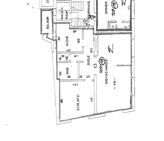 "ohne Provision" helle 3,5 Zimmer Wohnung mit Balkon