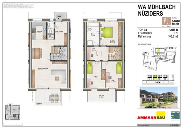 WA Mühlbach TOP B3 Reihenhaus