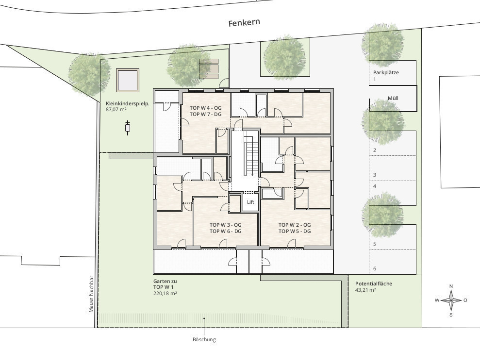 3-Zi-Terrassenwohnung TOP 3 in Mäder, Fenkern 2