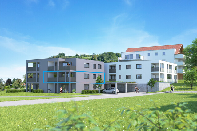 4-Zimmer-Neubauwohnung - viel Platz für die Familie