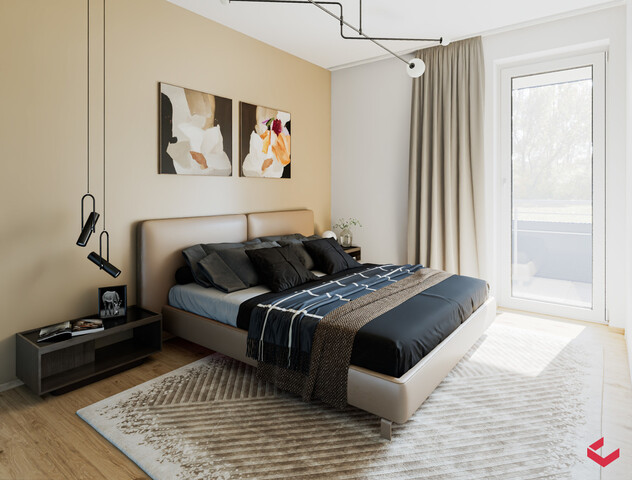 Clever geplante 2-Zimmer-Dachgeschosswohnung | Top 10