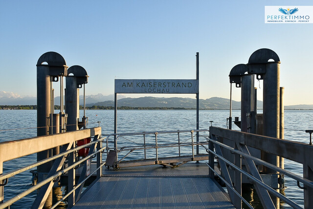 Baugrundstück in Lochau: direkt hinter dem Kaiserstrand und nur einen Steinwurf vom Bodensee entfernt