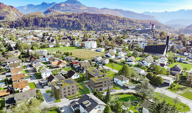 3-Zimmer-Terrassenwohnung mit Südwestausrichtung in Rankweil 