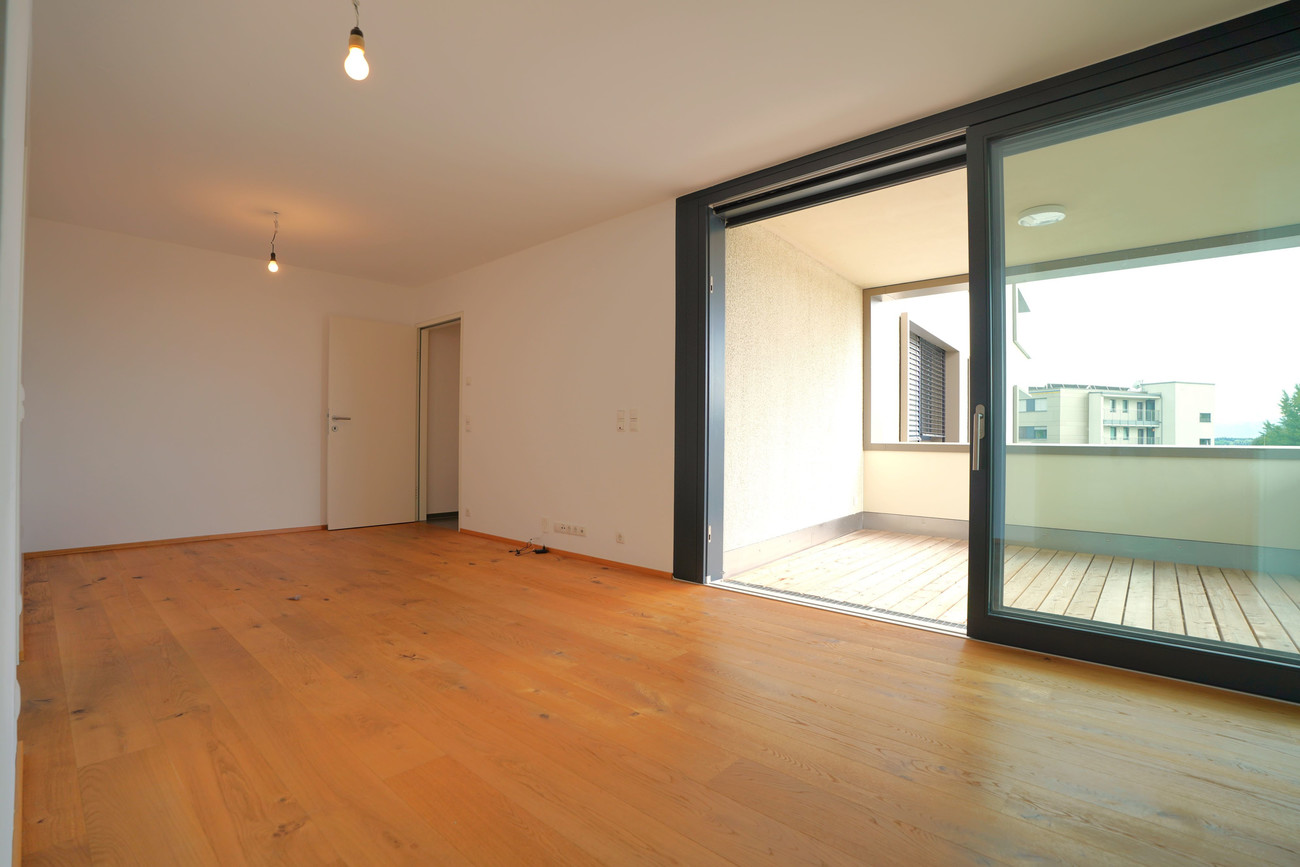 Lochau Hörbranzer Straße: Moderne 2-Zimmer-Neubau-Wohnung mit Balkon und Tiefgaragenplatz