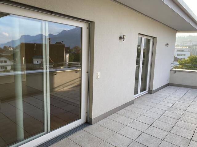 Exklusive 2,5-Zimmer-Dachgeschoss-Wohnung mit großer Panorama-Terrasse im Zentrum von Dornbirn