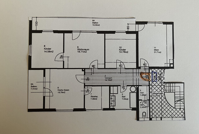 Wohnung im 1. OG Altbau