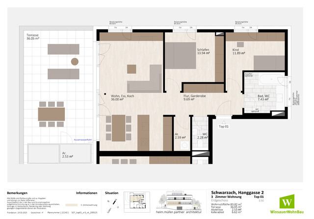 Mehr Raum, mehr Möglichkeit - moderne 3 Zimmer Wohnung!