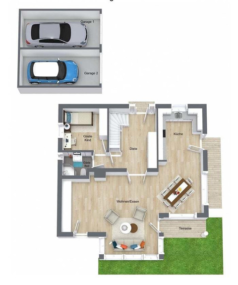 !! VERGEBEN !! RÖTHIS: Elegantes Wohnhaus in Hanglage - traumhafter Ausblick!