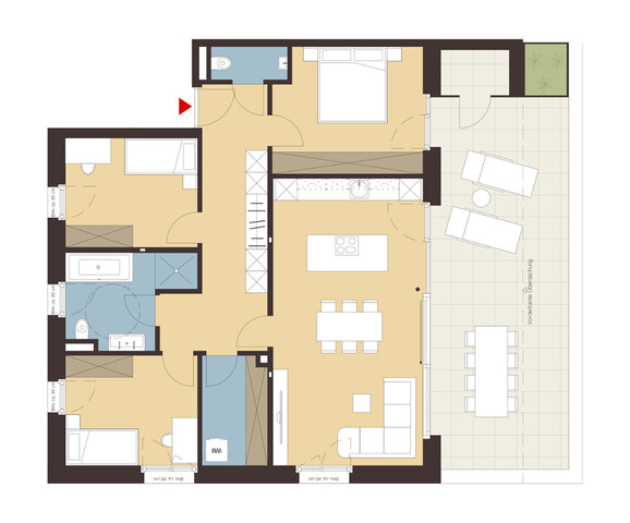 4-Zimmer Dachgeschosswohnung | B08
