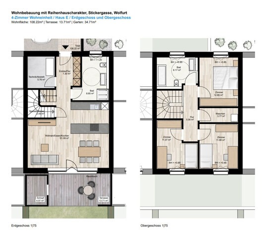 Letzte Chance: Modernes Reihenhaus in Wolfurt – Erstbezug mit 4 Zimmer und Garten, HAUS E noch verfügbar