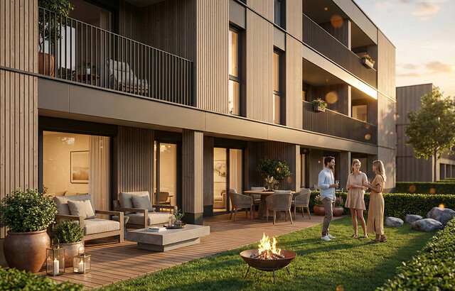 Großer Garten & Südausrichtung: 4-Zimmer Gartenwohnung (Top B02)