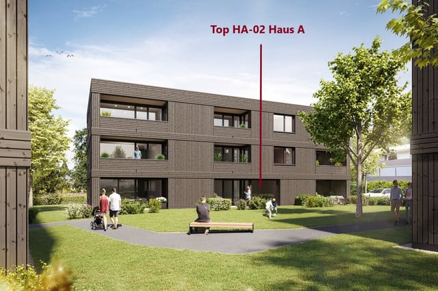 Top HA-02  |  Feine 2-Zimmer-Garten-Wohnung Gisingen-Kapfstraße 56 zu verkaufen!