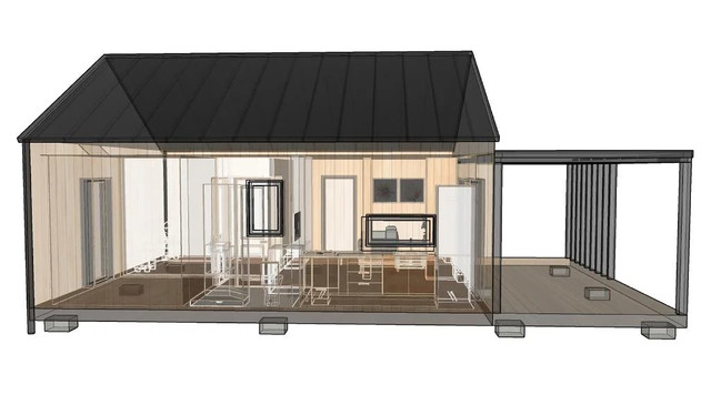 Einfamilienhaus mit Terrasse, Garten, Parkplatz - Ökologisches leistbares Haus inklusive Grundstück