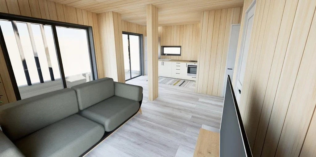 Einfamilienhaus mit Terrasse, Garten, Parkplatz - Ökologisches leistbares Haus inklusive Grundstück