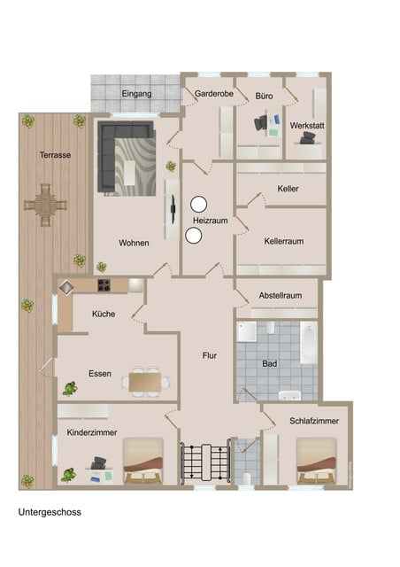 GEPFLEGTES 2 FAMILIENHAUS MIT VIEL PLATZ