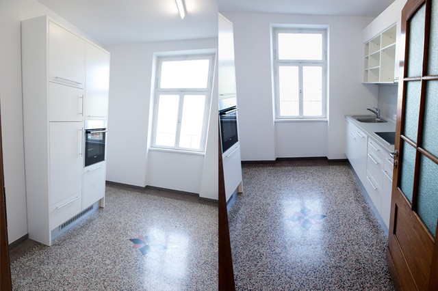 Stilvolle Altbau-Wohnung mit Garage, Balkon, Terrasse und Garten in Jahrhundertwendevilla