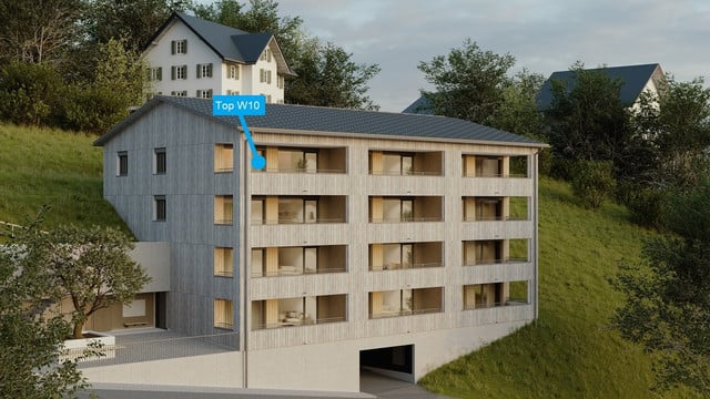 4-Zimmer-Dachgeschoss-Wohnung mit tollem Bergpanorama / Wohnbauförderung möglich