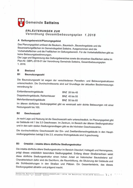 Bauen in der Natur von Satteins!