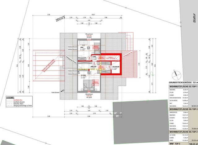 Maisonette Wohnung in Altbau mit 25,00m² Terrasse zu vermieten