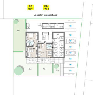 Lageplan Erdgeschoss