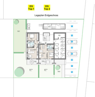 Lageplan Erdgeschoss