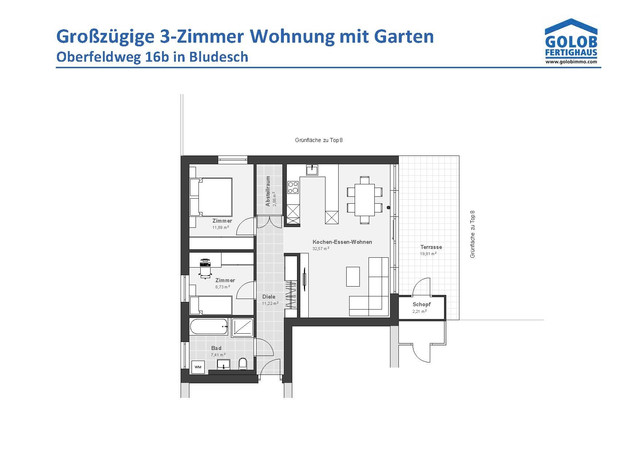 Deine neue Gartenwohnung in Bludesch!