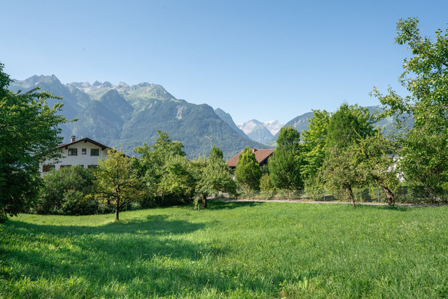 Grundstück in erhöhter Lage von Bludenz - mit Panoramablick!