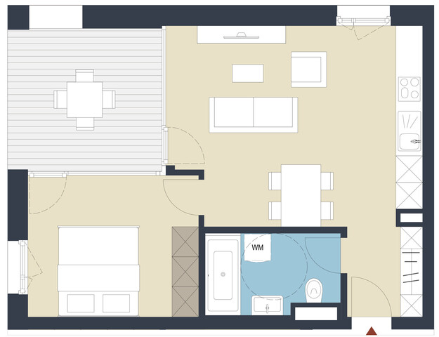 2-Zimmer-Gartenwohnung zu verkaufen (Top 26)