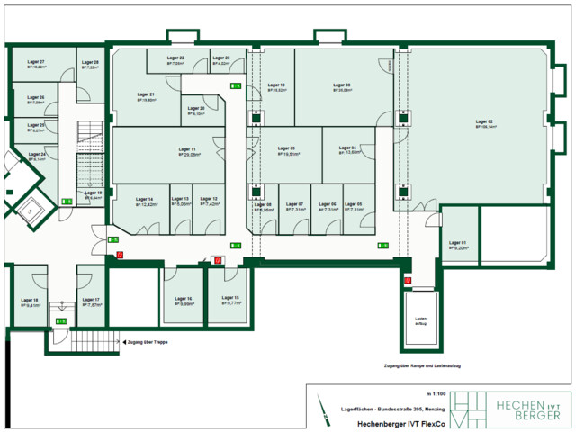 Lagerräume für Unternehmen und Privat, individuell anpassbar