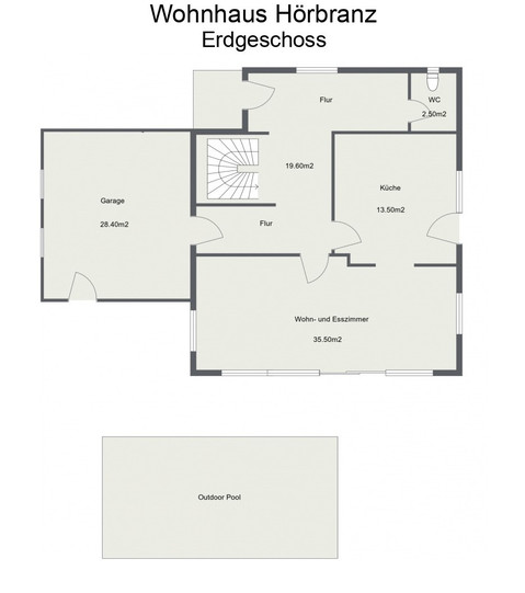 Modernisiertes Haus in Top-Zustand mit Seesicht, Pool, stilvoll gestaltetem Garten und Wellness-Sauna im Badezimmer