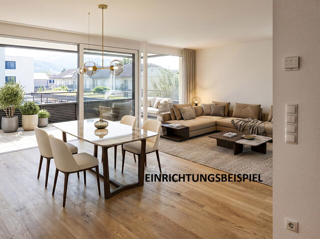 Neubau! Hochwertig ausgestattete 4-Zimmer-Wohnung im Grünen mit großer Süd-West-Terrasse