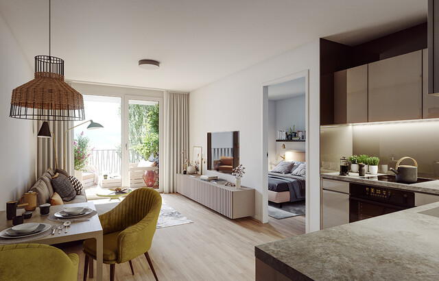 Seltene Anlegerchance: Dachgeschosswohnung mit 20 m² Terrasse und Ausblick