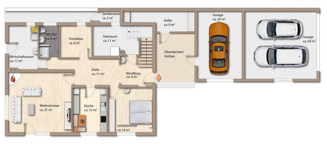Naturidyll mit Weitblick in Frastanz: EFH auf 2.170 m² Grund, flexible Nutzung, Studio & Großgarage
