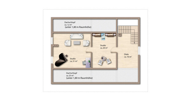 Naturidyll mit Weitblick in Frastanz: EFH auf 2.170 m² Grund, flexible Nutzung, Studio & Großgarage