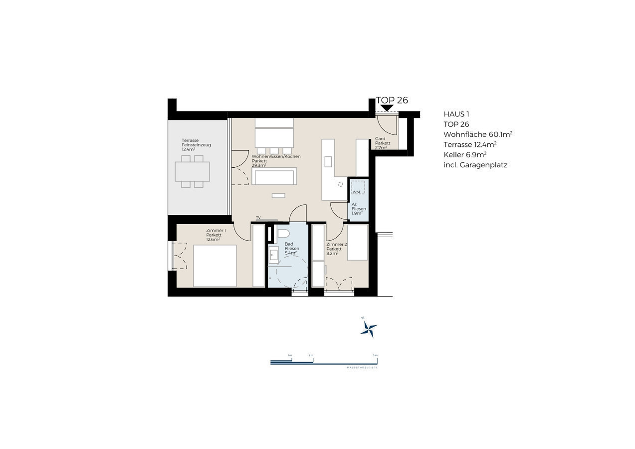 SOFORTBEZUG! Tolle 3-Zimmer-Eck-Terrassen-Wohnung in Feldkirch-Altenstadt "REBBÜNDTEN 29" zu verkaufen!